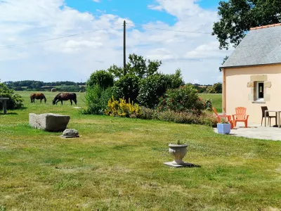 Plain pied à la campagne.