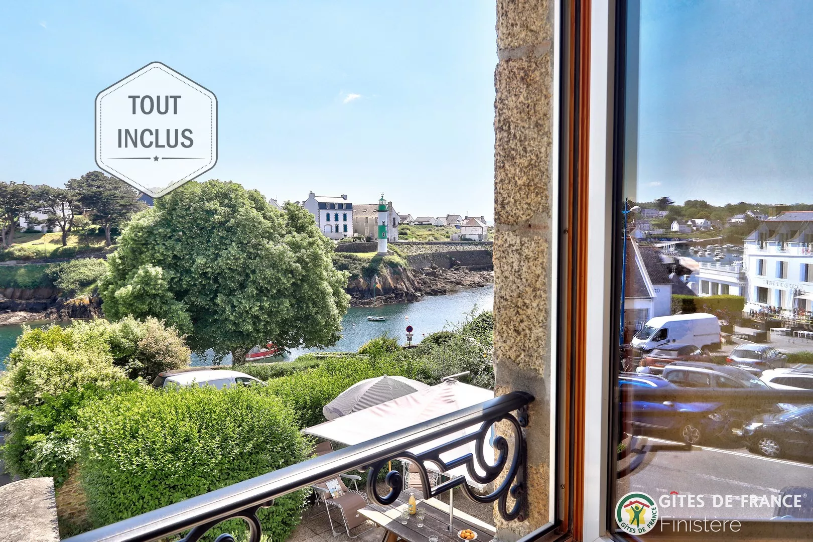 Maison de pêcheur vue mer