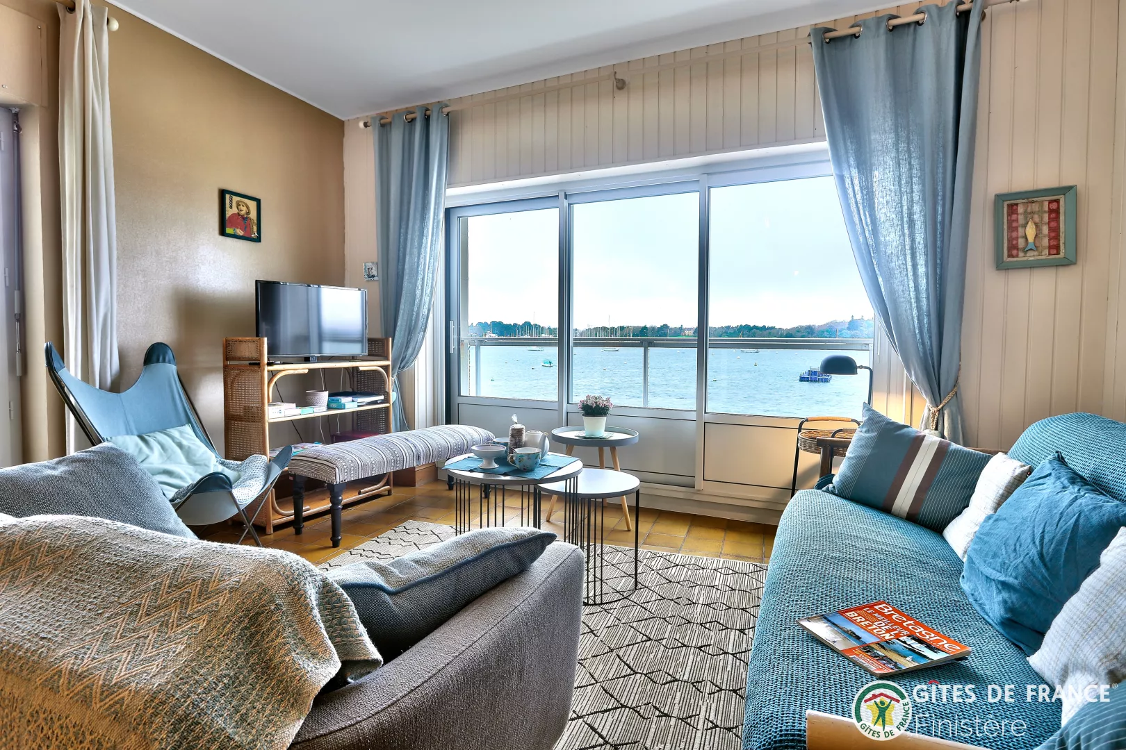 Île Tudy, les pieds dans l'eau