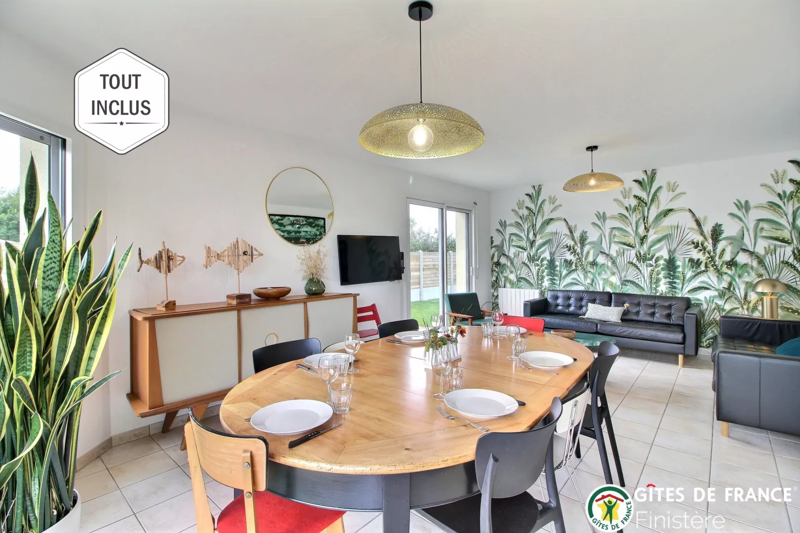 Maison lumineuse et confortable avec jardin clos